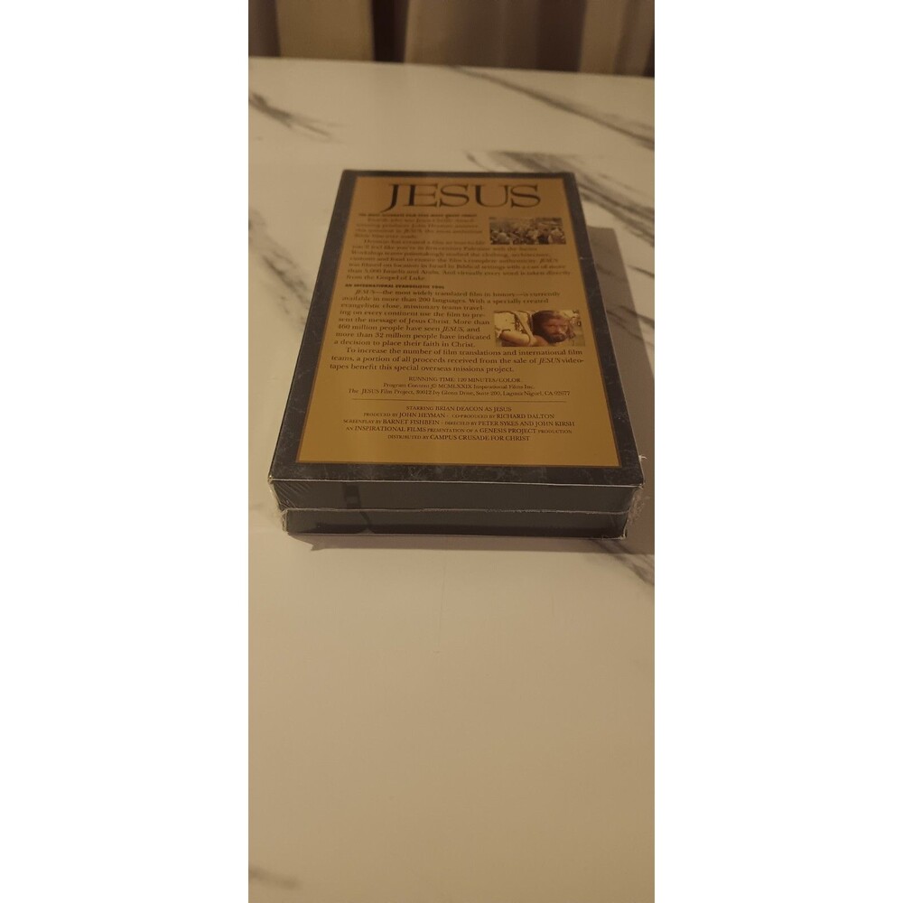 JESUS VHS Video Christian Inspirational Story Sealed - Picture 3 of 3